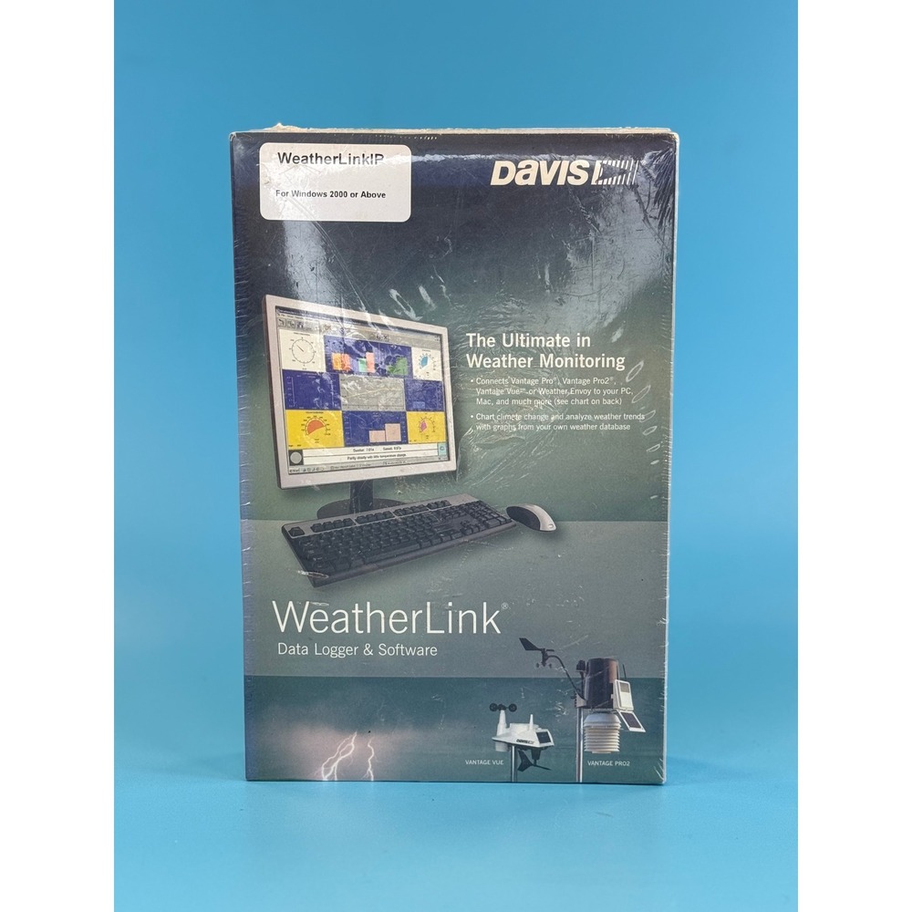 New Davis WeatherLink Data Logger & Software #6555 for Vantage Pro Pro2 Vue
